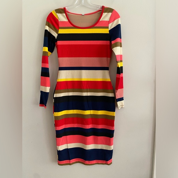 Anthropologie VIVID STRIPE COLUMN DRESS size XS new with tag - Picture 5 of 13